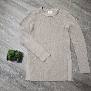 Wilfred Aritzia Wool Tunic Sweater Herringbone S